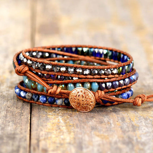 Lapis Lazuli Layered Bracelet ACCESSORIES Jessie Knowles