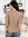 V-Neck Half Sleeve Blouse  Jessie Knowles