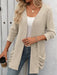 Mandy Open Front Long Sleeve Ribbed Cardigan  Jessie Knowles