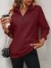 Mandy Zip-Up Dropped Shoulder Sweatshirt  Jessie Knowles