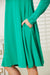 Zenana Full Size Long Sleeve Flare Dress with Pockets  Jessie Knowles