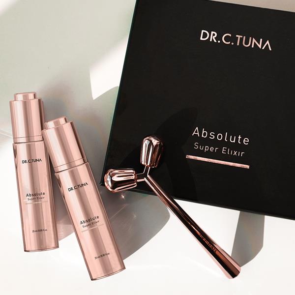 Dr. C. Tuna Absolute Super Elixir Set Farmasi Beauty and Wellness Skincare Haircare Jessie Knowles Influencer 