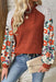 Printed Round Neck Long Sleeve Top  Jessie Knowles