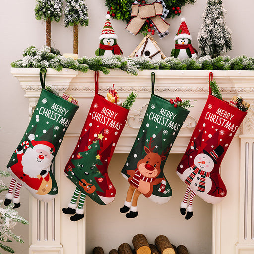 Printed Christmas Stocking Hanging Widget  Jessie Knowles