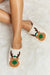 Melody Rudolph Print Plush Slide Slippers  Jessie Knowles