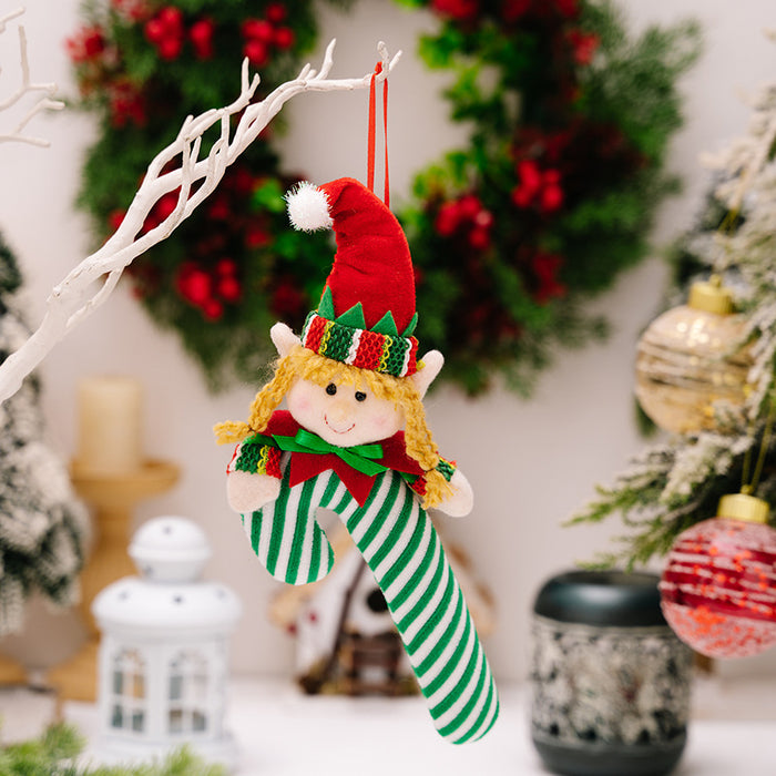 Christmas Candy Cane Hanging Ornament  Jessie Knowles