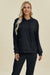 Basic Bae Air Scuba Drawstring Long Sleeve Hoodie with Kangaroo Pocket TOPS Jessie Knowles