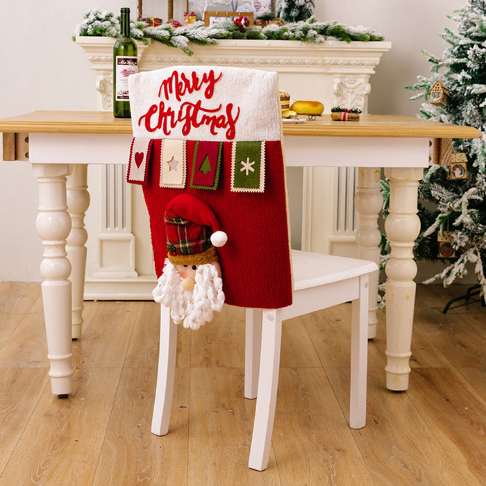 MERRY CHRISTMAS Chair Cover  Jessie Knowles