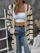 Perfee Striped Button Up Long Sleeve Cardigan  Jessie Knowles