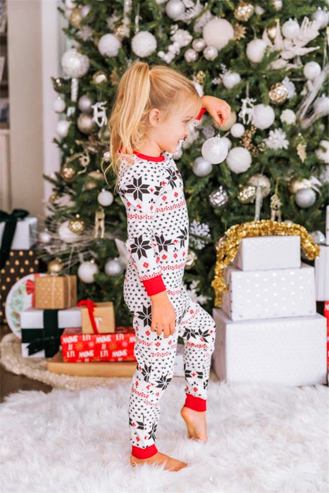 Snowflake Pattern Top and Pants Set  Jessie Knowles