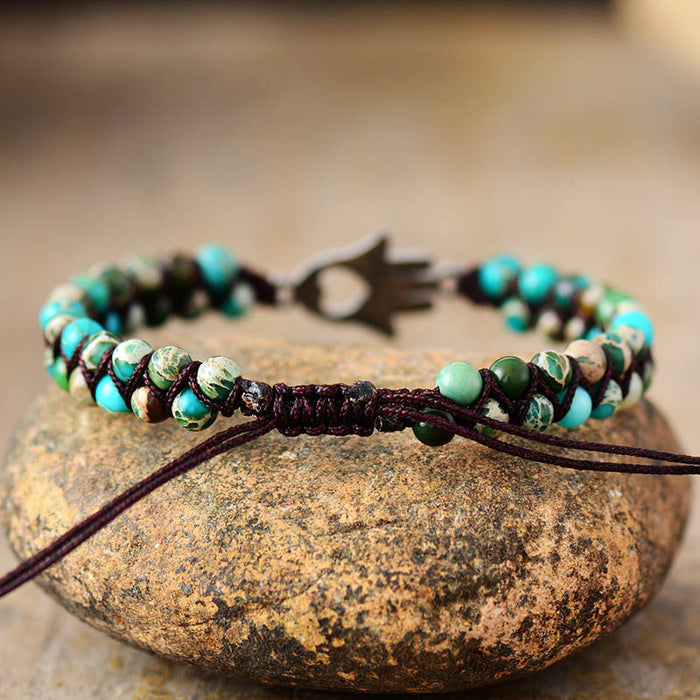 Turquoise Beaded Bracelet ACCESSORIES Jessie Knowles