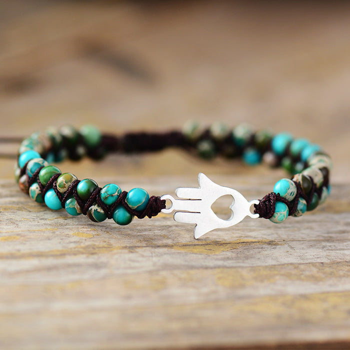 Turquoise Beaded Bracelet ACCESSORIES Jessie Knowles