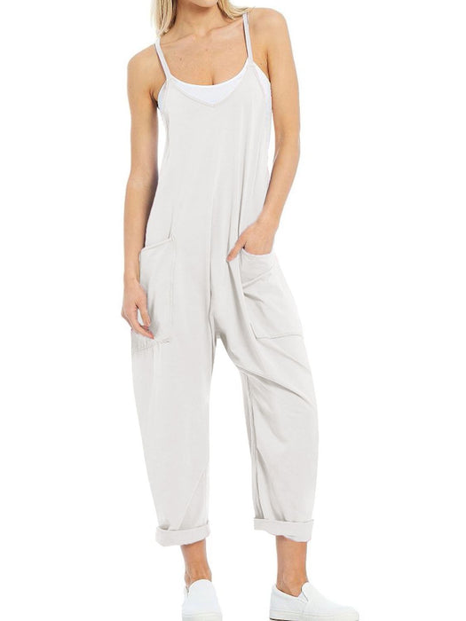 Lovelet Spaghetti Strap Jumpsuit with Pockets  Jessie Knowles