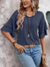 V-Neck Half Sleeve Blouse  Jessie Knowles