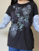 Graphic Round Neck Long Sleeve T-Shirt TOPS Jessie Knowles