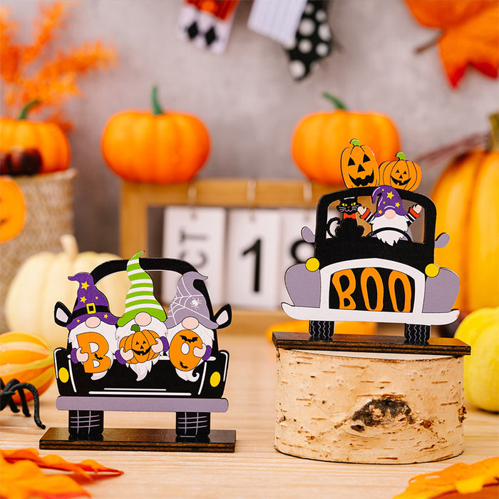 3-Piece Halloween Element Car-Shape Ornaments DECOR Jessie Knowles