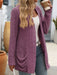 Mandy Open Front Long Sleeve Ribbed Cardigan  Jessie Knowles