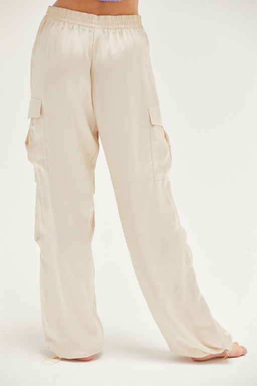 HYFVE Approach Satin Drawstring Hem Cargo Pants  Jessie Knowles