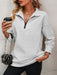 Mandy Zip-Up Dropped Shoulder Sweatshirt  Jessie Knowles