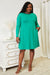 Zenana Full Size Long Sleeve Flare Dress with Pockets  Jessie Knowles