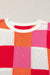 Color Block Round Neck Cap Sleeve Knit Top  Jessie Knowles