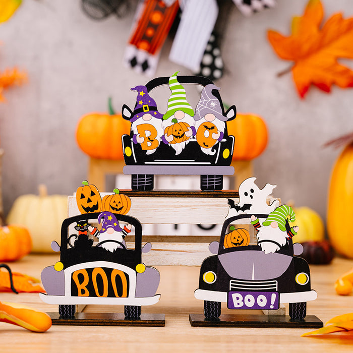 3-Piece Halloween Element Car-Shape Ornaments DECOR Jessie Knowles