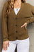 Zenana Kiss Me Tonight Full Size Button Down Cardigan in Olive  Jessie Knowles