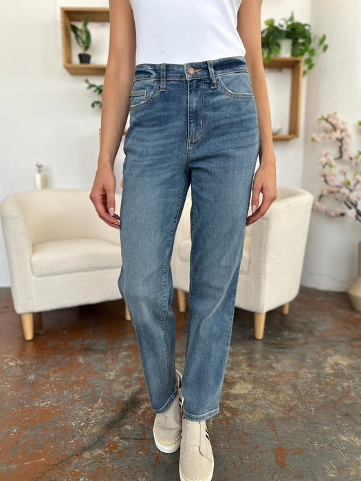 Judy Blue Full Size High Waist Straight Jeans  Jessie Knowles