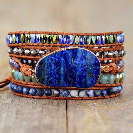 Lapis Lazuli Layered Bracelet ACCESSORIES Jessie Knowles