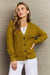 Zenana Kiss Me Tonight Full Size Button Down Cardigan in Chartreuse  Jessie Knowles