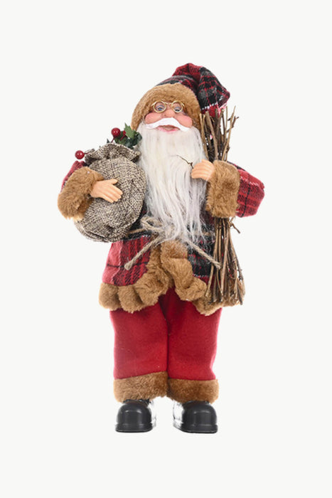 Christmas Standing Santa Claus Figure  Jessie Knowles