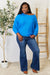 Zenana Full Size Round Neck Batwing Sleeve Blouse  Jessie Knowles