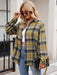 Mandy Pocketed Plaid Collared Neck Long Sleeve Shirt  Jessie Knowles