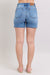 Judy Blue Full Size 2 Button Denim Shorts with Pockets Plus Size BOTTOMS Jessie Knowles