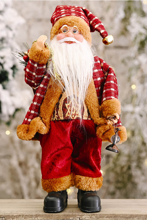 Christmas Standing Santa Claus Figure  Jessie Knowles