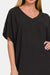 Zenana V-Neck Tee Dress with Pockets  Jessie Knowles