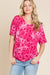 BOMBOM Leopard V-Neck Short Sleeve T-Shirt TOPS Jessie Knowles