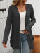 Mandy Open Front Long Sleeve Ribbed Cardigan  Jessie Knowles