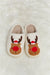 Melody Rudolph Print Plush Slide Slippers  Jessie Knowles