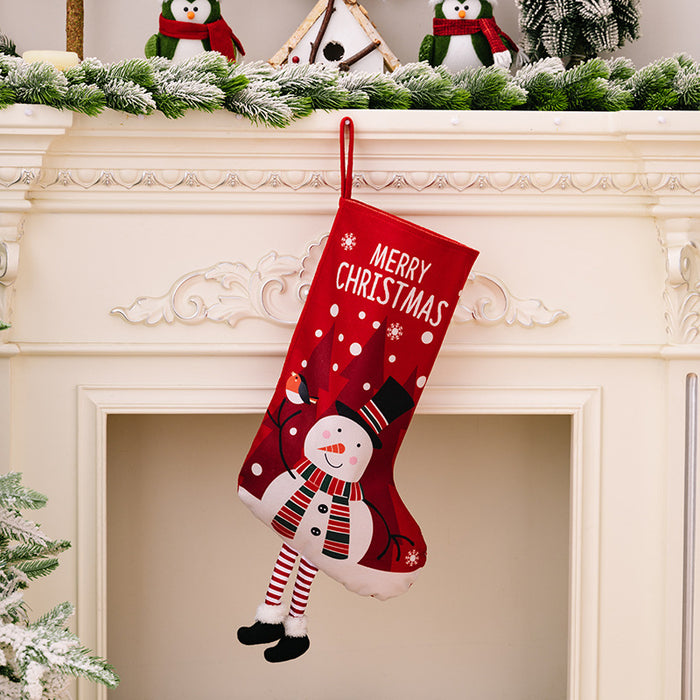 Printed Christmas Stocking Hanging Widget  Jessie Knowles