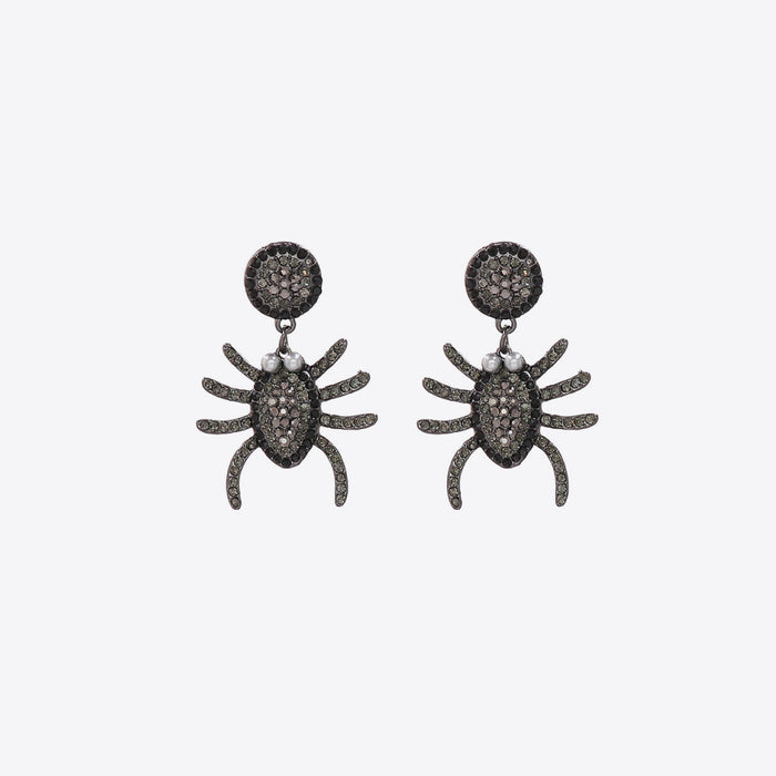 Spider Rhinestone Alloy Earrings  Jessie Knowles