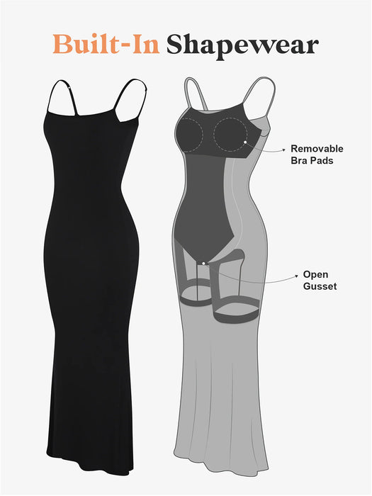 Basic Bae Built-In Shapewear Sleeveless Maxi Dress  Jessie Knowles