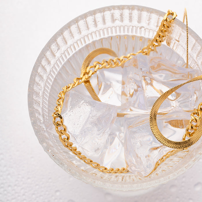 18K Gold-Plated Double Layered Necklace ACCESSORIES Jessie Knowles
