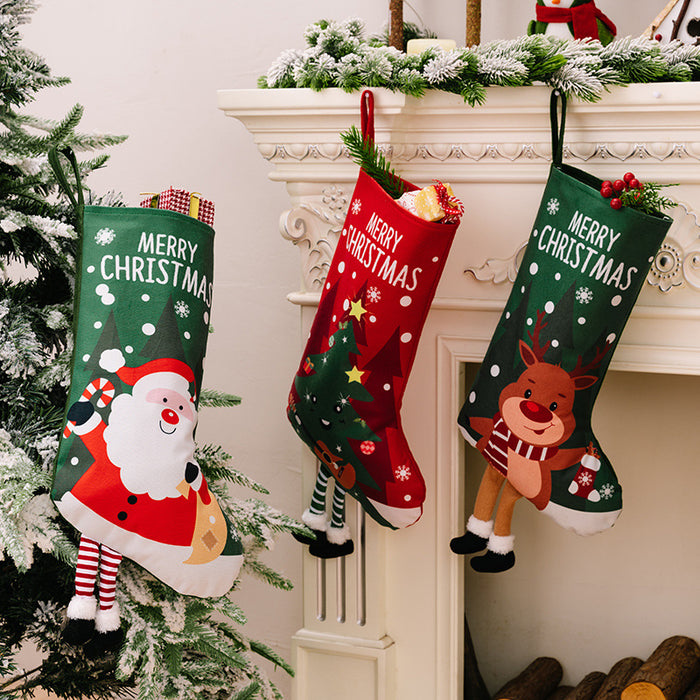 Printed Christmas Stocking Hanging Widget  Jessie Knowles