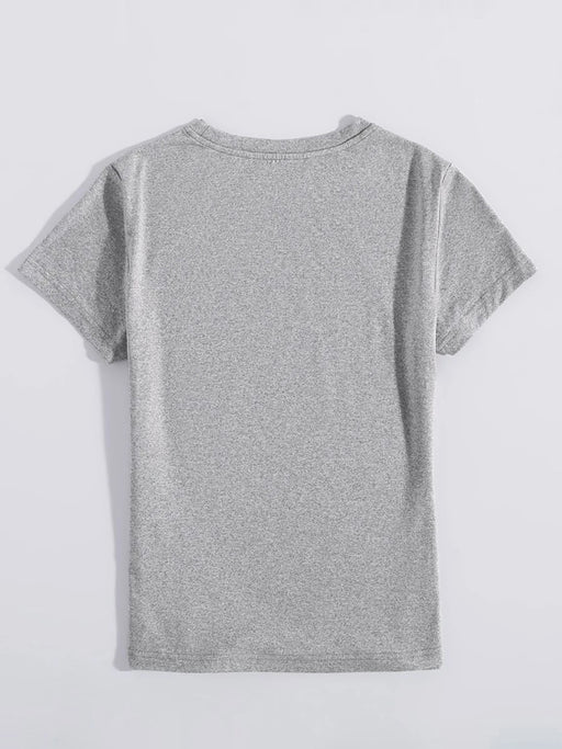 Graphic Round Neck Short Sleeve T-Shirt TOPS Jessie Knowles
