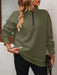 Mandy Zip-Up Dropped Shoulder Sweatshirt  Jessie Knowles