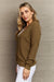 Zenana Kiss Me Tonight Full Size Button Down Cardigan in Olive  Jessie Knowles