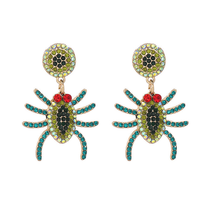 Spider Rhinestone Alloy Earrings  Jessie Knowles