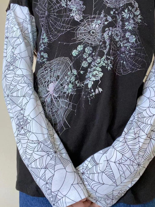 Graphic Round Neck Long Sleeve T-Shirt TOPS Jessie Knowles
