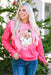 Christmas Santa Claus Tie Dye Print Pullover Sweatshirt  Jessie Knowles